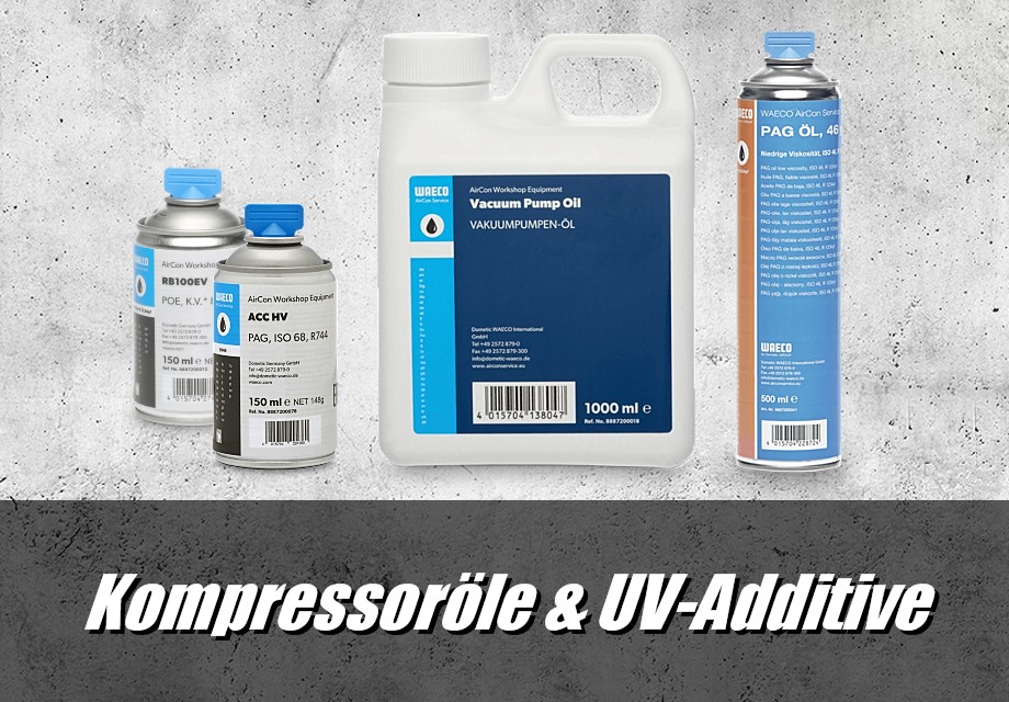 Kompressoröle & UV-Additive